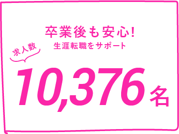 生涯転職をサポート