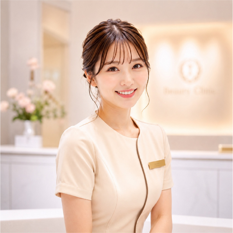 美容クリニックで働くスタッフ