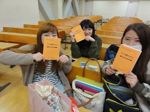 ２年生海外研修出発前（学内説明会）